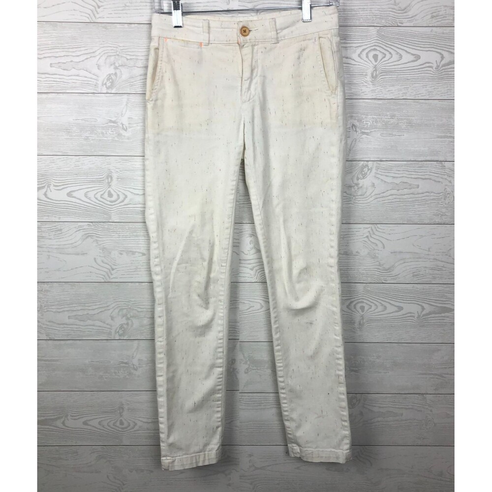 Chino by Anthropologie Women's Size 24 Relaxed Chino Pants Rainbow Speckled